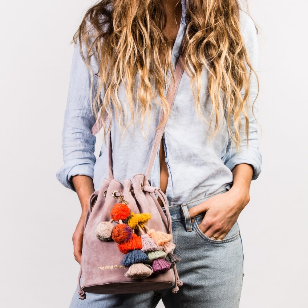 The Wolfgang Tangier Drawstring Bag (Blush)